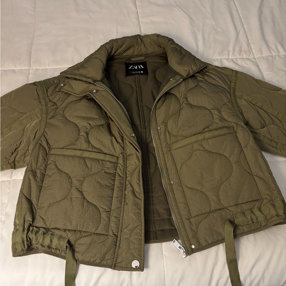 Zara Quilted Water Repellent Jacket
